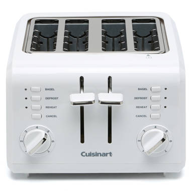 Compact 4 outlet slice toaster